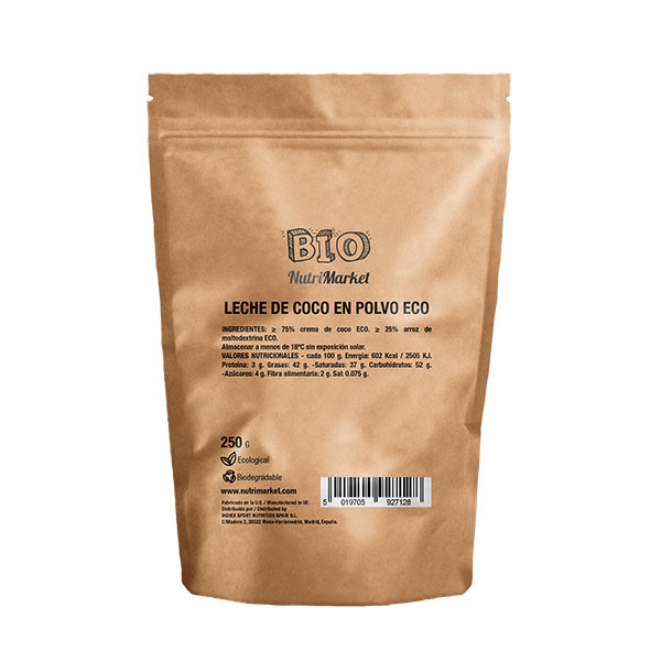 Nutrimarket Bio Leche De Coco En Polvo Eco 250 G