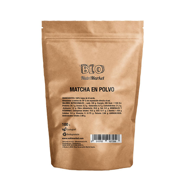 Nutrimarket Bio Te Matcha En Polvo 100 G