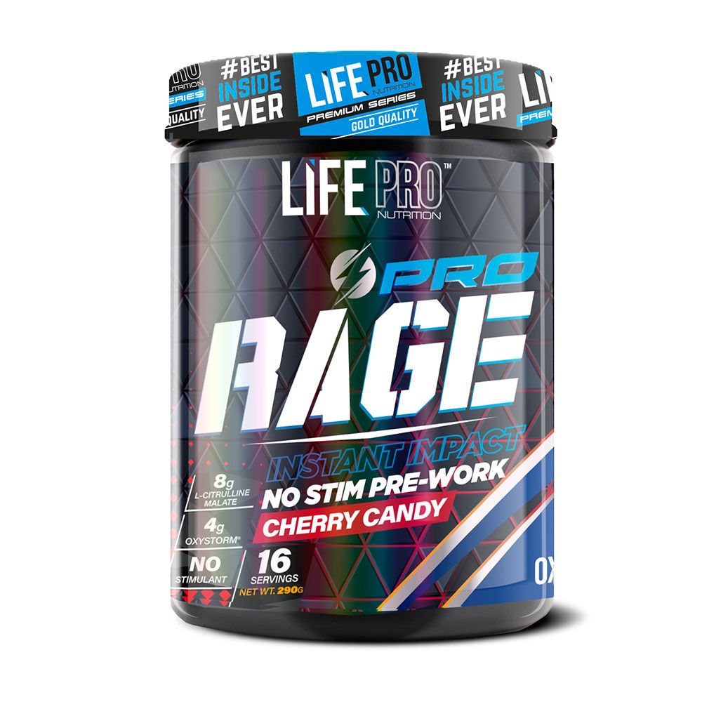 Life Pro Rage Pro 290g Caffeine Free