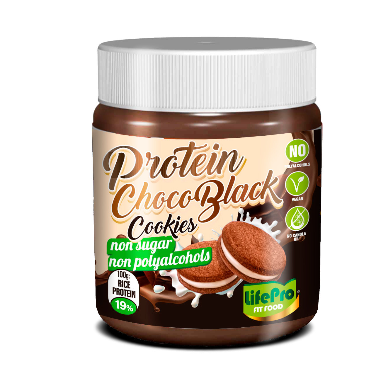 Life Pro Healthy Protein Cream Choco Black Cookies 250g
