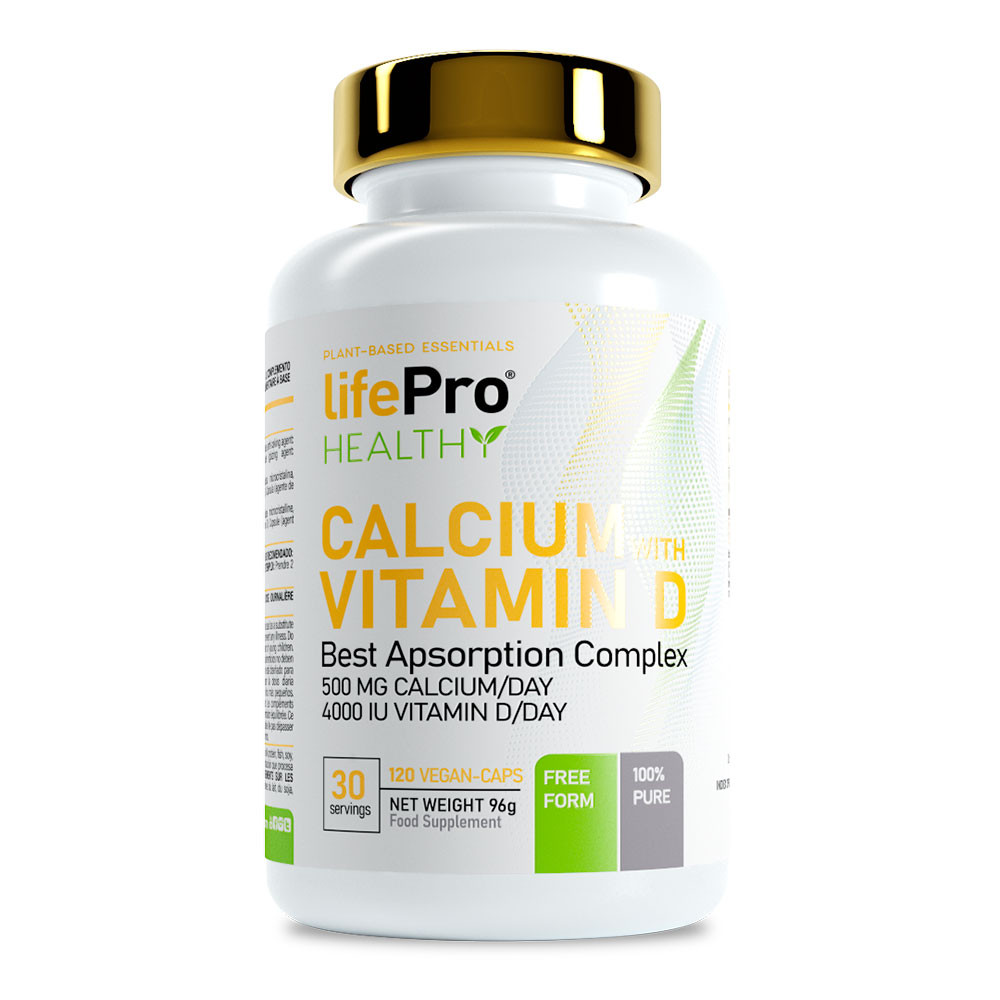 Life Pro Healthy Calcium + Vitamin D 120 Vegancaps