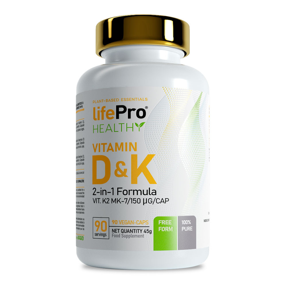 Life Pro Vit D&k2mk7 90 Vcaps New