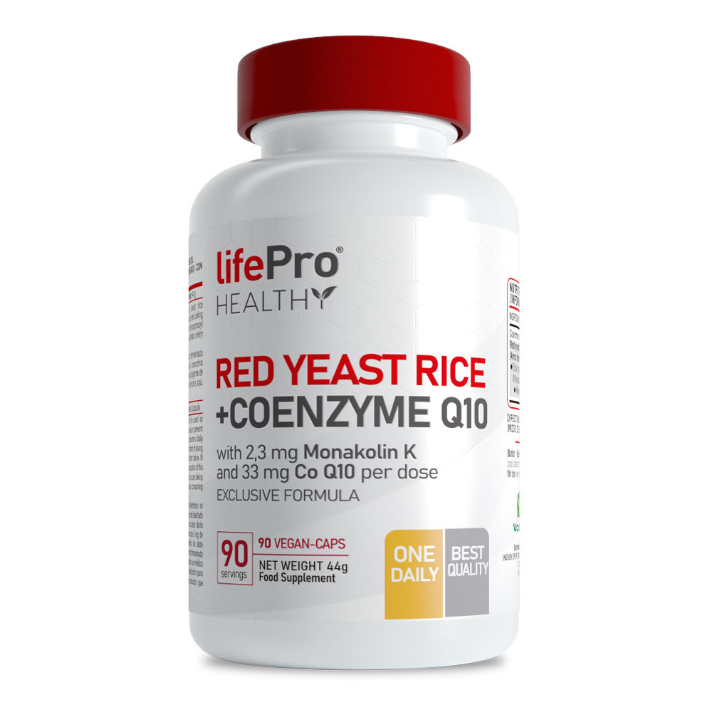 Life Pro Red Yeast Rice + Coenzime Q10 90 Caps