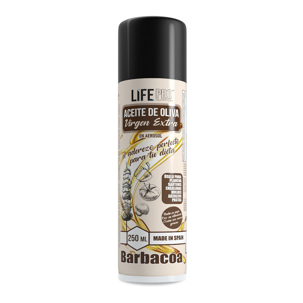Life Pro Fit Food Aceite Spray Sabor Barbacoa 250 Ml.